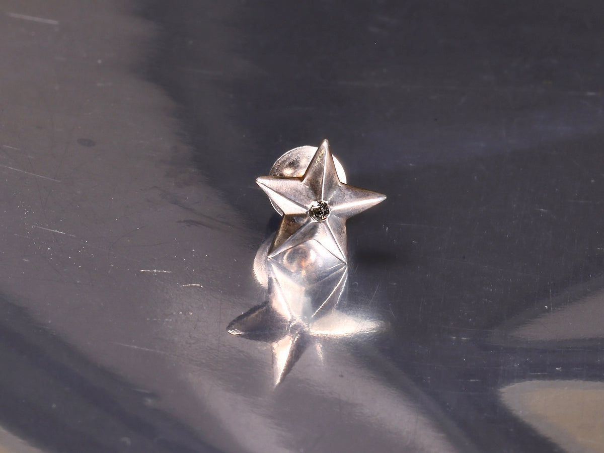 Star Pierced Earing_SV / 8AH-174S – amp japan