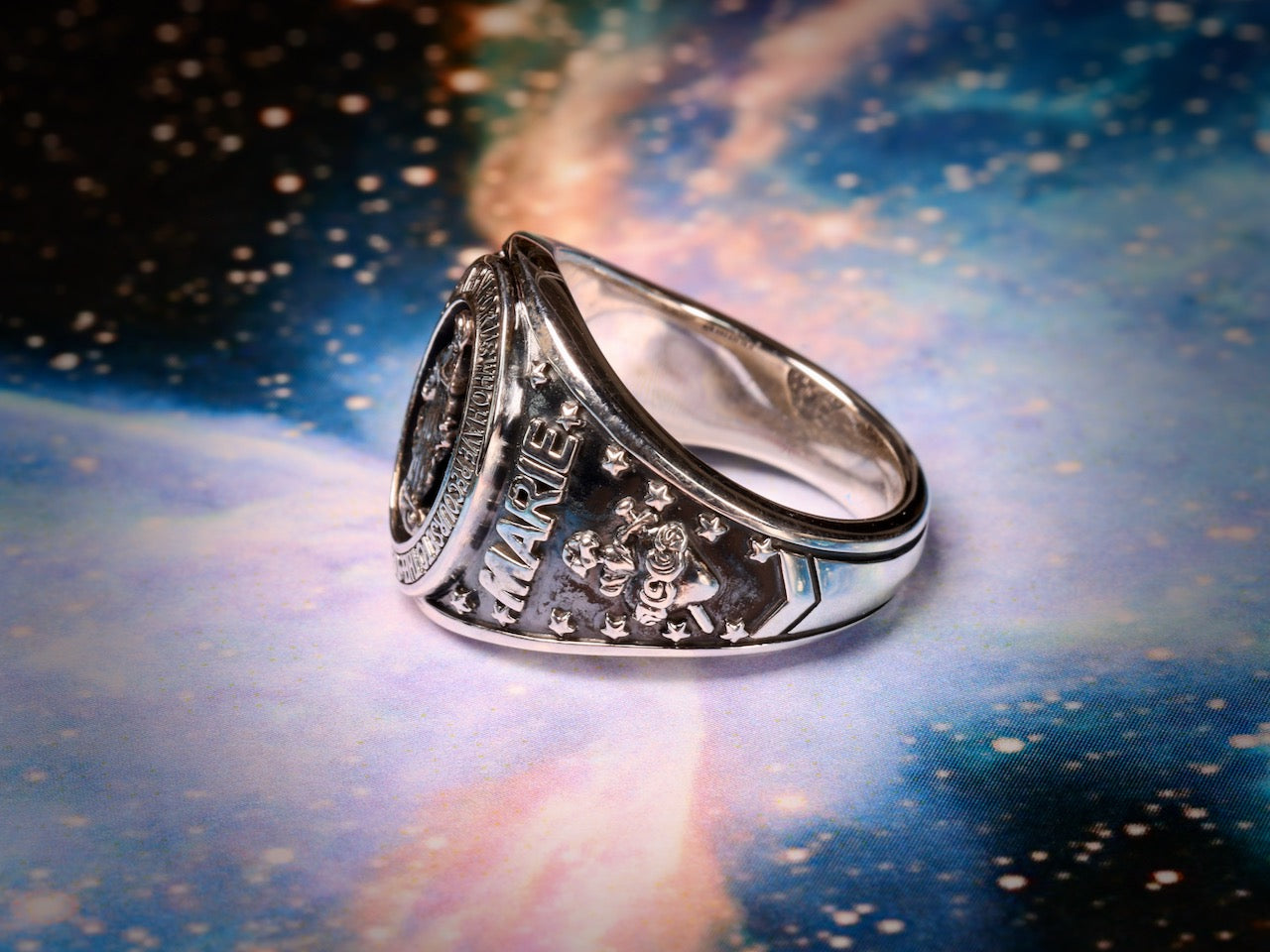 Mary College Ring -Turquoise- / NCAS-210 – amp japan