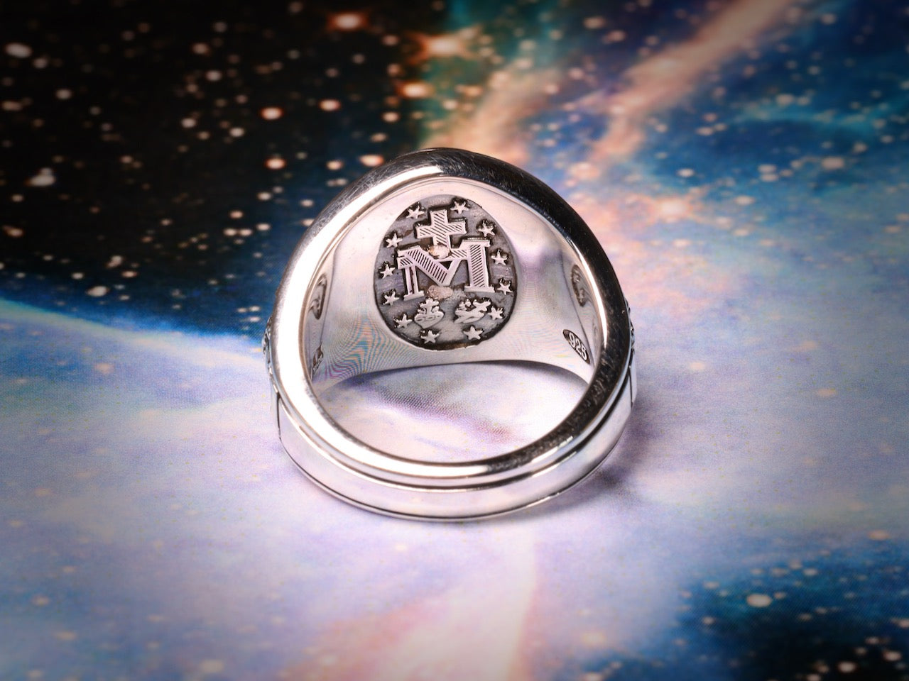 Mary College Ring -Turquoise- / NCAS-210 – amp japan