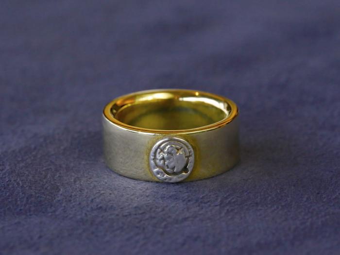 アンプジャパン amp japan スマイル フラット リング　17号 アンプジャパン amp japan スマイル フラット リング 17号 RING