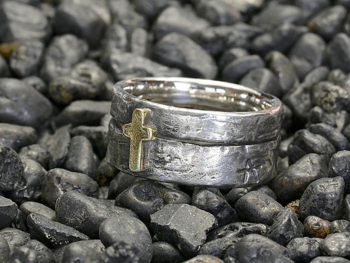 amp japan ブラスクロスダブルリング Silver925 RING – Tagged 