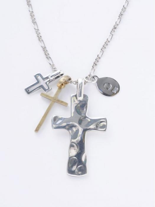 Large Cross with Silver, Brass Crosses / 1AO-110S – amp japan