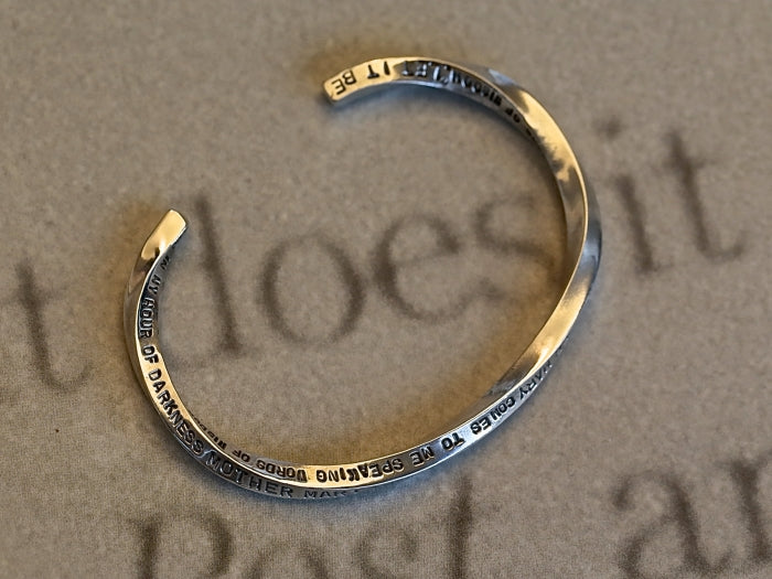 LET IT BE Stamped & Twisted Bangle -Thick- / 13AJ-382 – amp japan